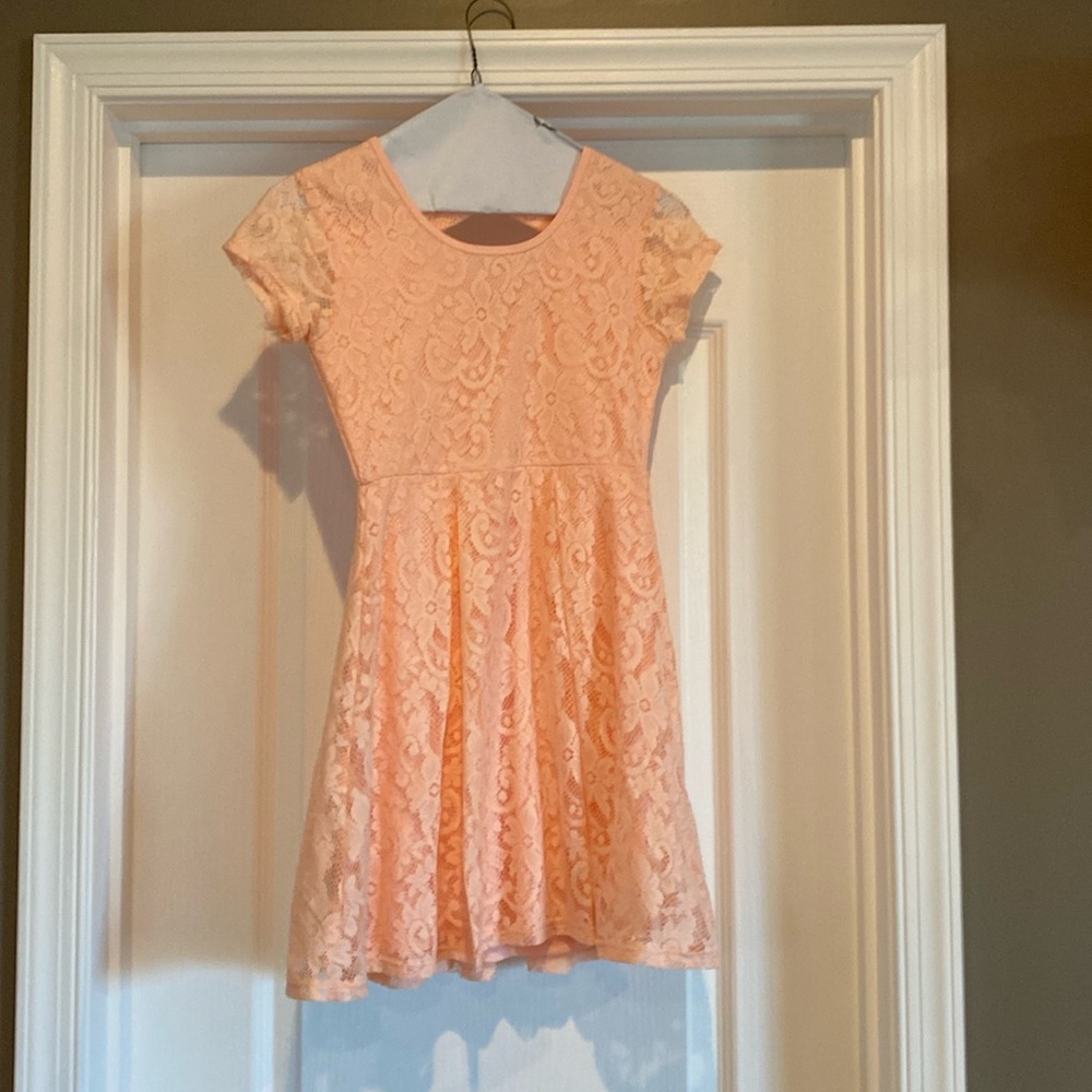 Peach dress